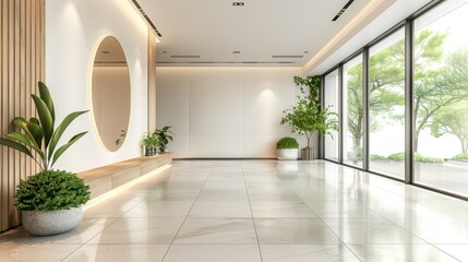 Modern Interior Design with a Window View