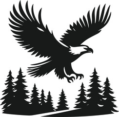 Obraz premium Eagle silhouette