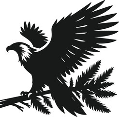 Eagle silhouette