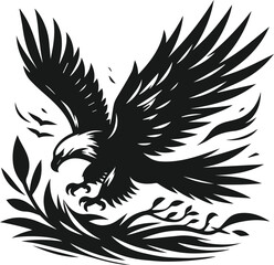 Eagle silhouette