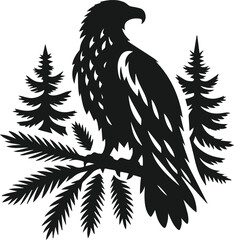 Eagle silhouette
