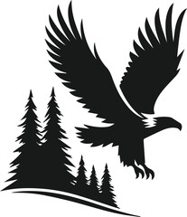 Eagle silhouette
