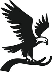 Obraz premium Eagle silhouette