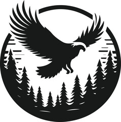 Eagle silhouette