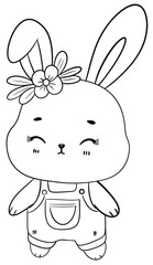 easter bunny with egg