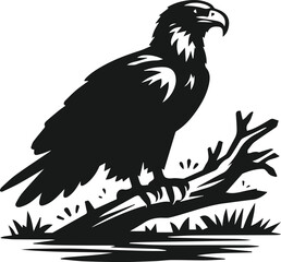 Eagle silhouette