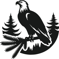 Eagle silhouette