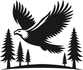 Eagle silhouette