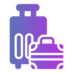 lunggage Gradient icon
