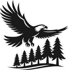 Eagle silhouette