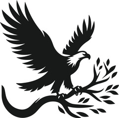 Eagle silhouette