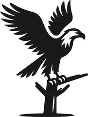 Eagle silhouette