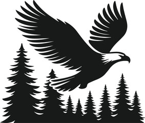 Eagle silhouette
