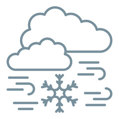 Cold breeze Icon