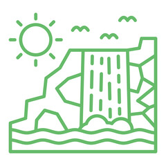 Waterfall Icon