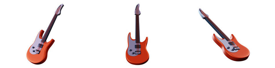 Obraz premium 3D Icon illustration modern design style for modern Electronic Musical Instruments in social media, website, banners, etc.