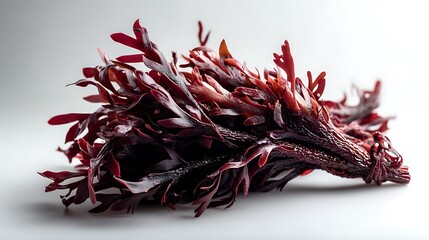 Naklejka premium Underwater seaweed harvesting ocean plant nature underwater clear water environment healthy marine life concept