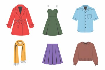 Fashion Illustration: A Collection of Stylish Apparel