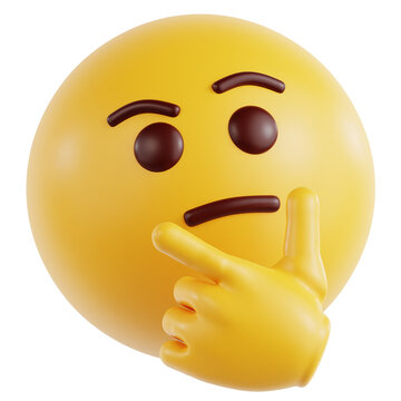 Thingking Facexdse 3D Ilustration