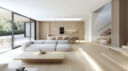 This spacious interior showcases modern technology and elegance.