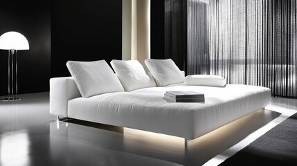 Relax in ultimate comfort at the end of your busy day with this elegant furniture piece.