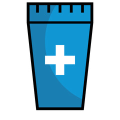Obraz premium Medical Pill Container Icon