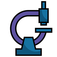 Stylized Microscope Icon