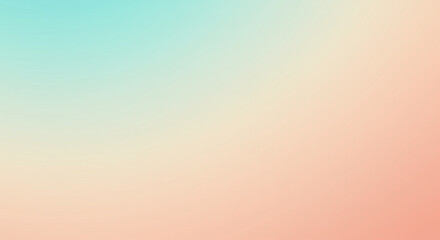 Obraz premium Salmon Light Blue Gradient Abstract Soft Transition Modern Digital Background Calm Serene Gentle