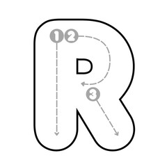 R