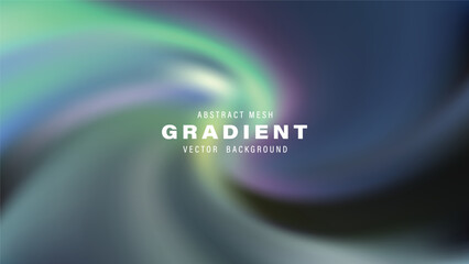 Abstract Mesh Gradient Vector Background Swirl Design Teal Purple
