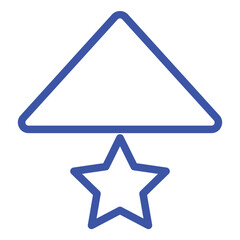 Obraz premium up arrow icon