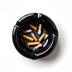 cigarette in ashtray