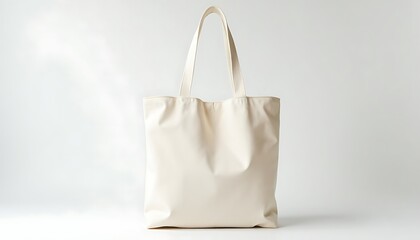 White Tote Bag Isolated &ndash; Minimalist Reusable Eco Bag