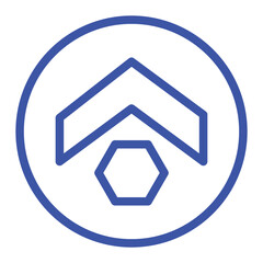 Obraz premium up arrow icon