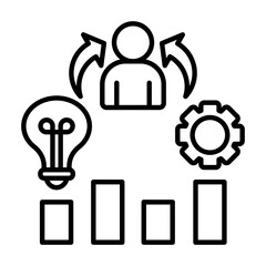 Development Icon Outline