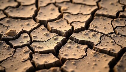 Dry Cracked Soil Texture – Environmental and Natural Ground Surface
