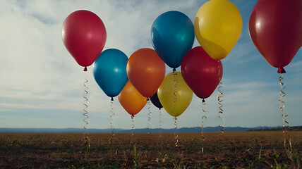 Multi color Balloon photo