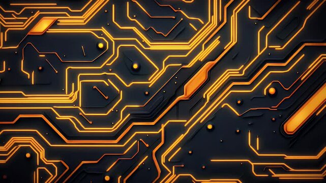Intricate circuit board pattern