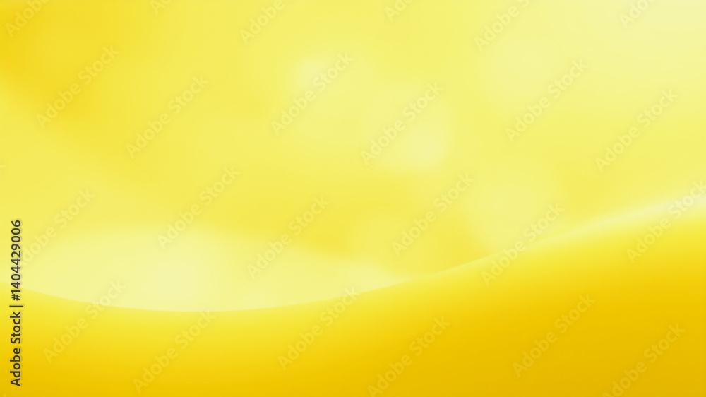 Poster vibrant yellow abstract background with soft gradient