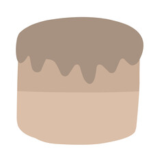 Vector illustration set of cake assortment