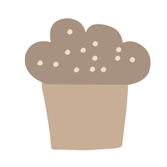 Vector illustration set of cake assortment