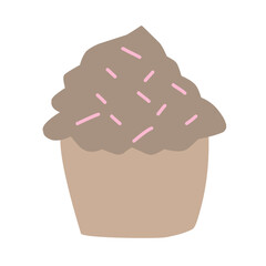 Vector illustration set of cake assortment