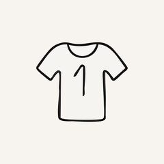 vector illustration of soccer elements in one line style