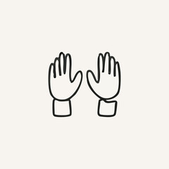 vector illustration of soccer elements in one line style