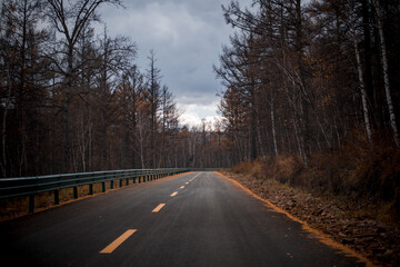 View of Bailang Peak in Daxing'anling, Arxan region, Inner Mongolia, China