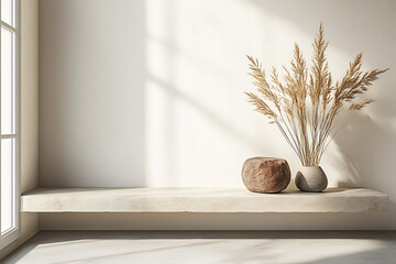 walnuts in a vase on the table