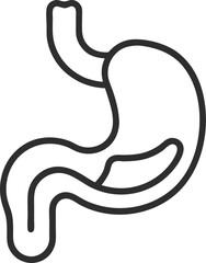 Fototapeta premium stomach icon design vector template