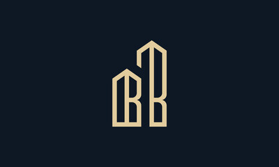 BB real estate creative monogram logo design
