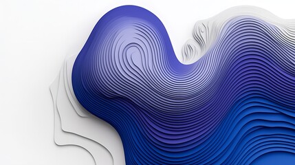 Abstract 3D Topographic Art