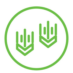 Obraz premium down arrow icon